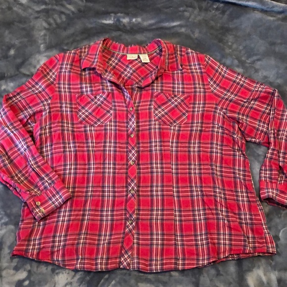 L.L. Bean Tops - LL Bean Plaid Button Down